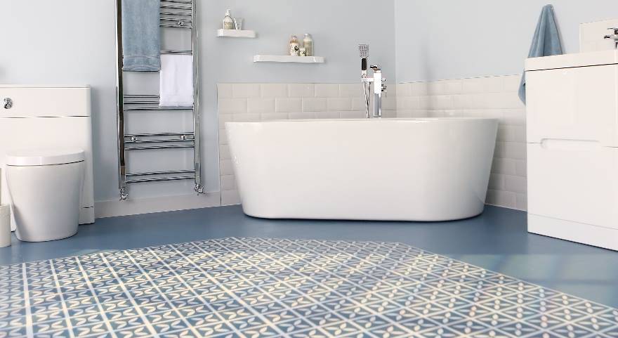Vinyl Bathroom Flooring